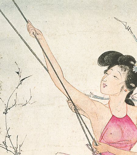 宁明县-胡也佛的仕女画和最知名的金瓶梅秘戏图
